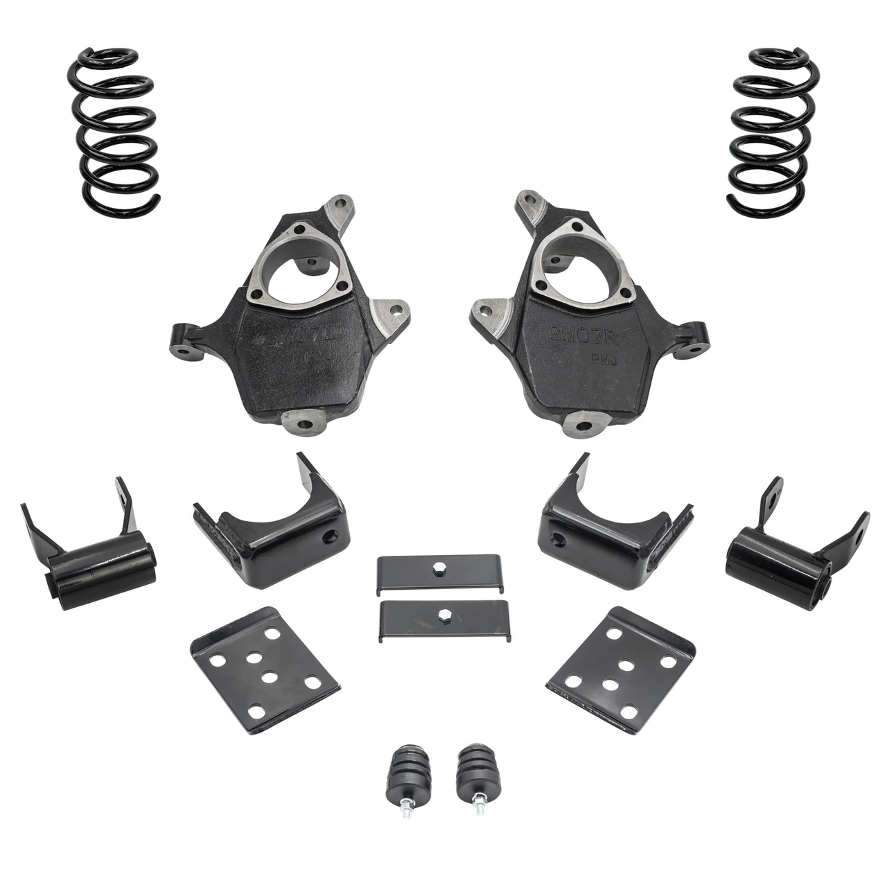 2007-2013 Silverado / Sierra 1500 V8 3/6 Lowering Kit - Spindles + Coils