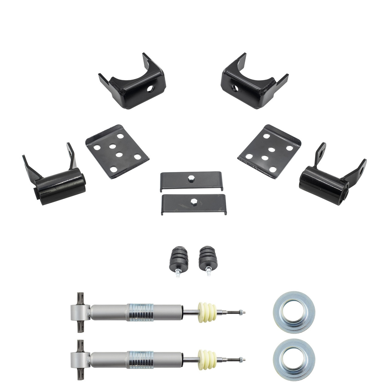 2014-2016 Silverado / Sierra 1500 0.5-2/6 Lowering Kit - Adjustable Struts