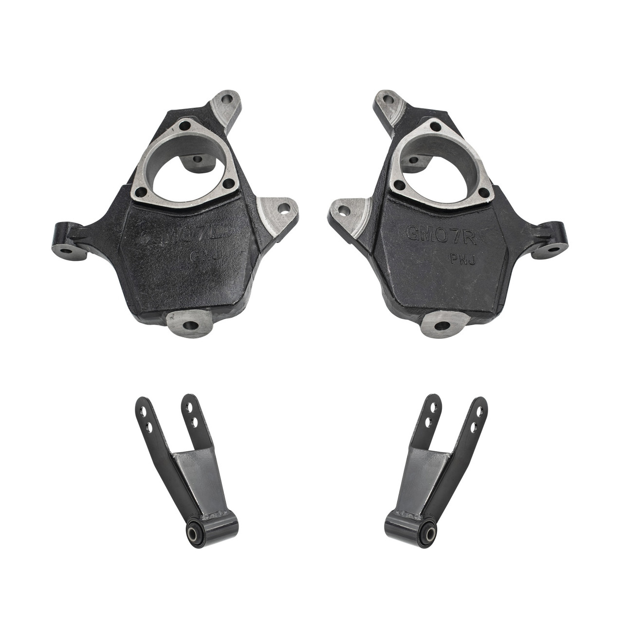 2014-2016 Silverado / Sierra 1500 2/1-2 Lowering Kit - Spindles - Cast Steel Arms