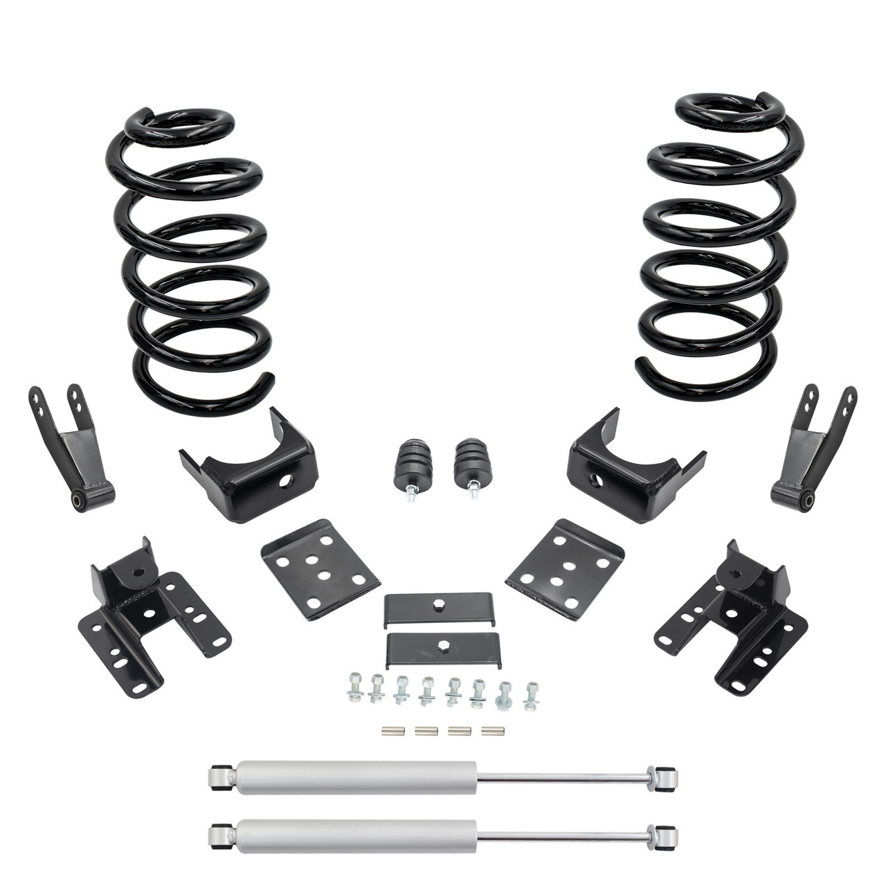 2014-2016 Silverado / Sierra 1500 V8 2/3-4 Lowering Kit - Coils + Rear Shocks