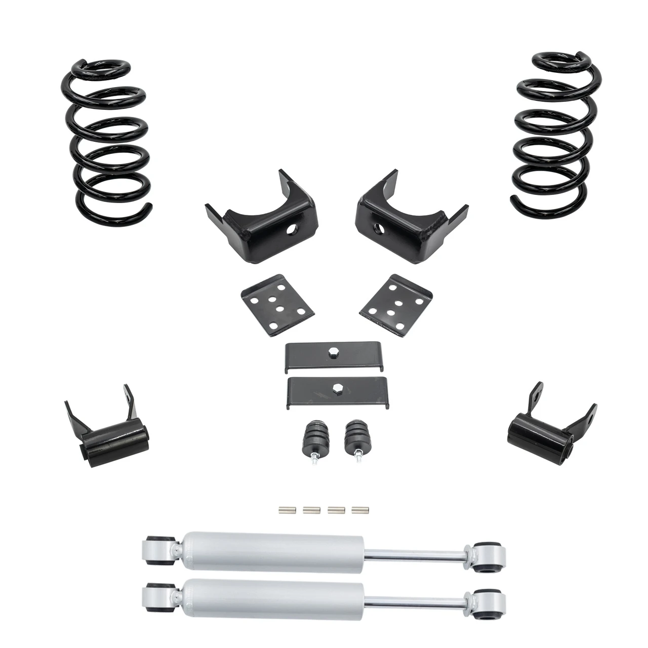 2014-2016 Silverado / Sierra 1500 V8 3/6 Lowering Kit - Coils + Rear Shocks