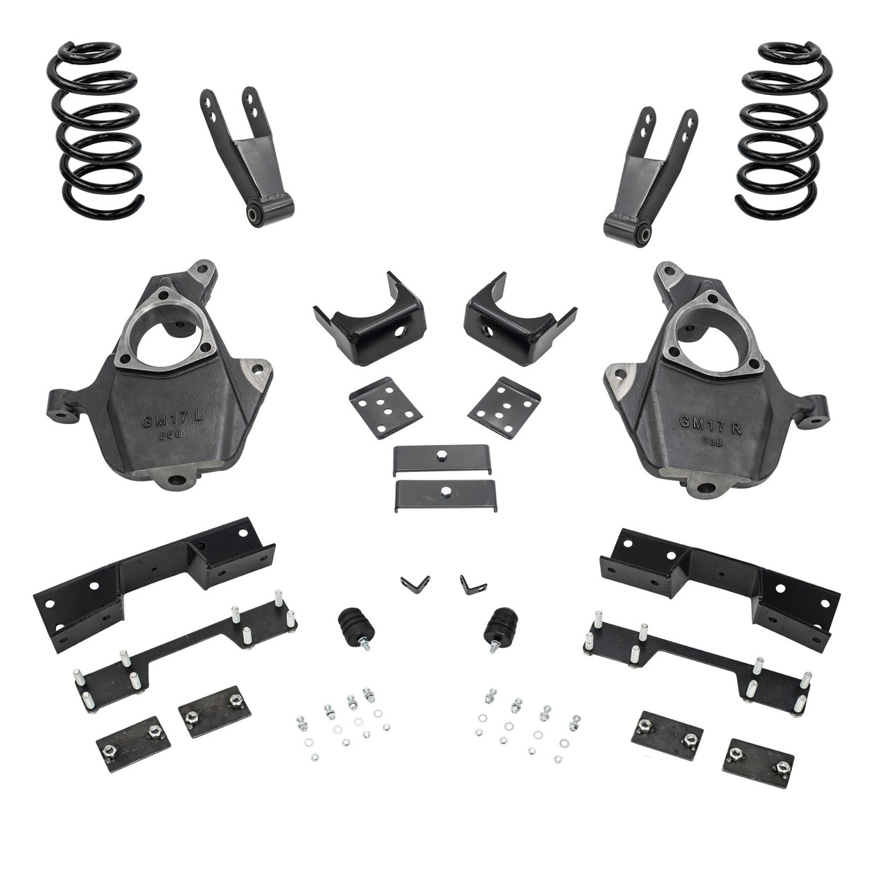 Trekline 2014-2018 Silverado/Sierra 1500 V8 5/8-9 Spindle/Coil Kit C-Notch; 2019 LD/Limited DC 5.3L