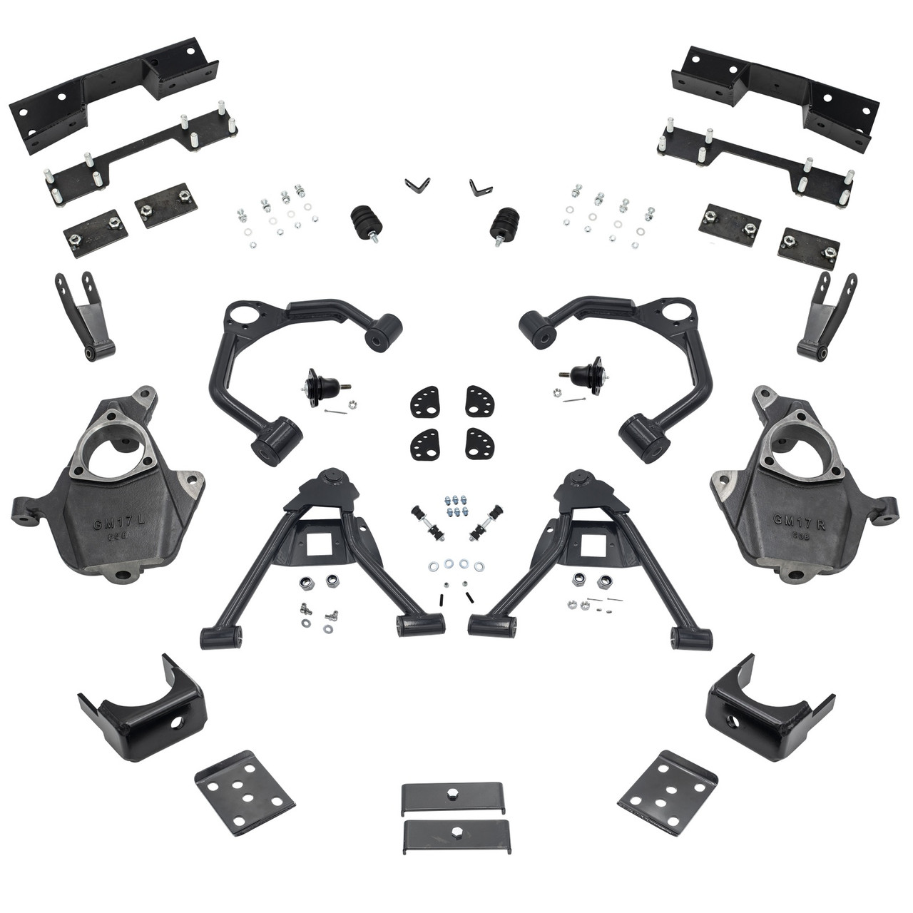 Trekline 2014-2018 Silverado/Sierra 1500 6/8-9 Spindle/Arms Kit C-Notch; 2019 LD/Limited DC 5.3L V8