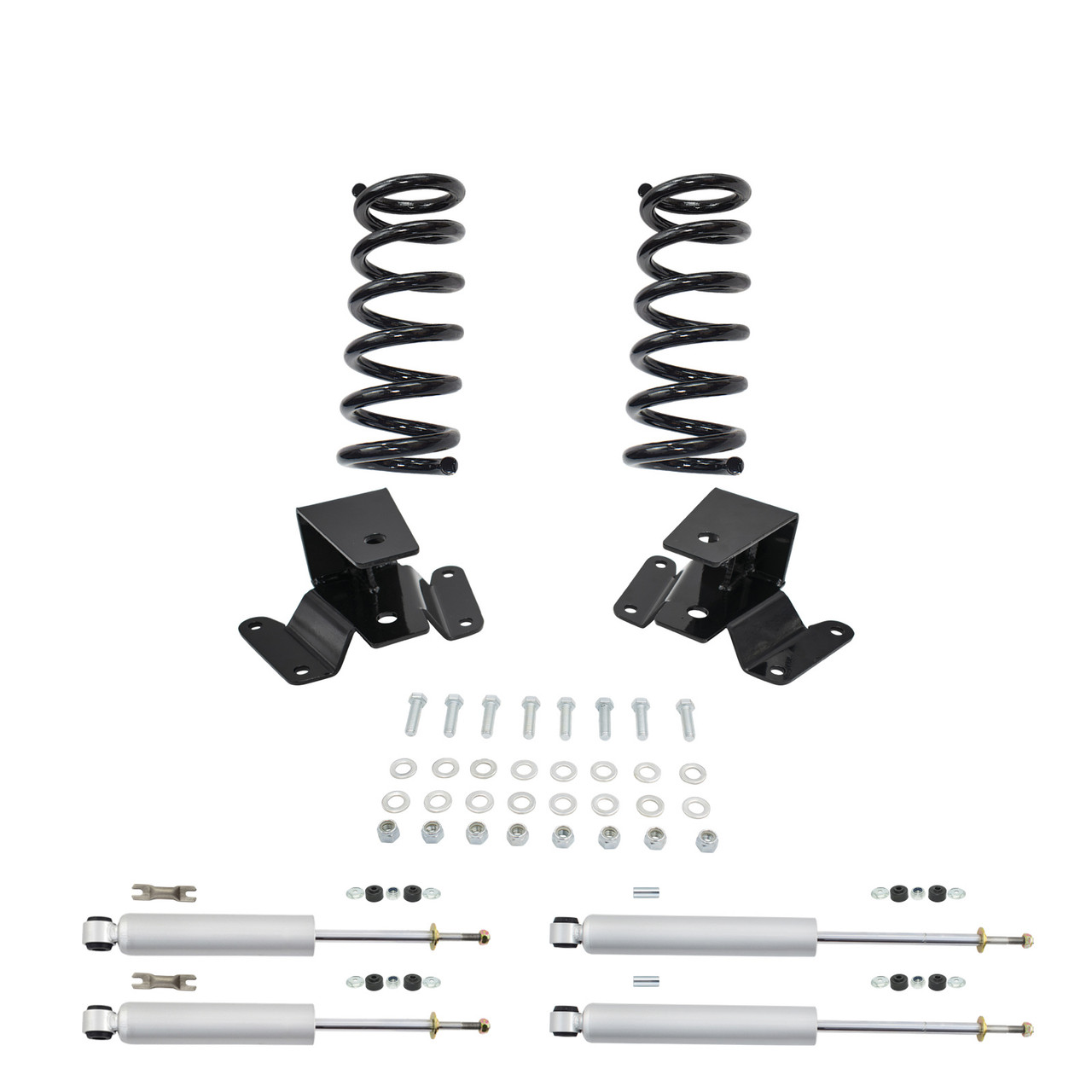 Trekline 2/2 Coils Lowering Kit for 1997-2003 Ford F-150 2WD V8 + Shocks