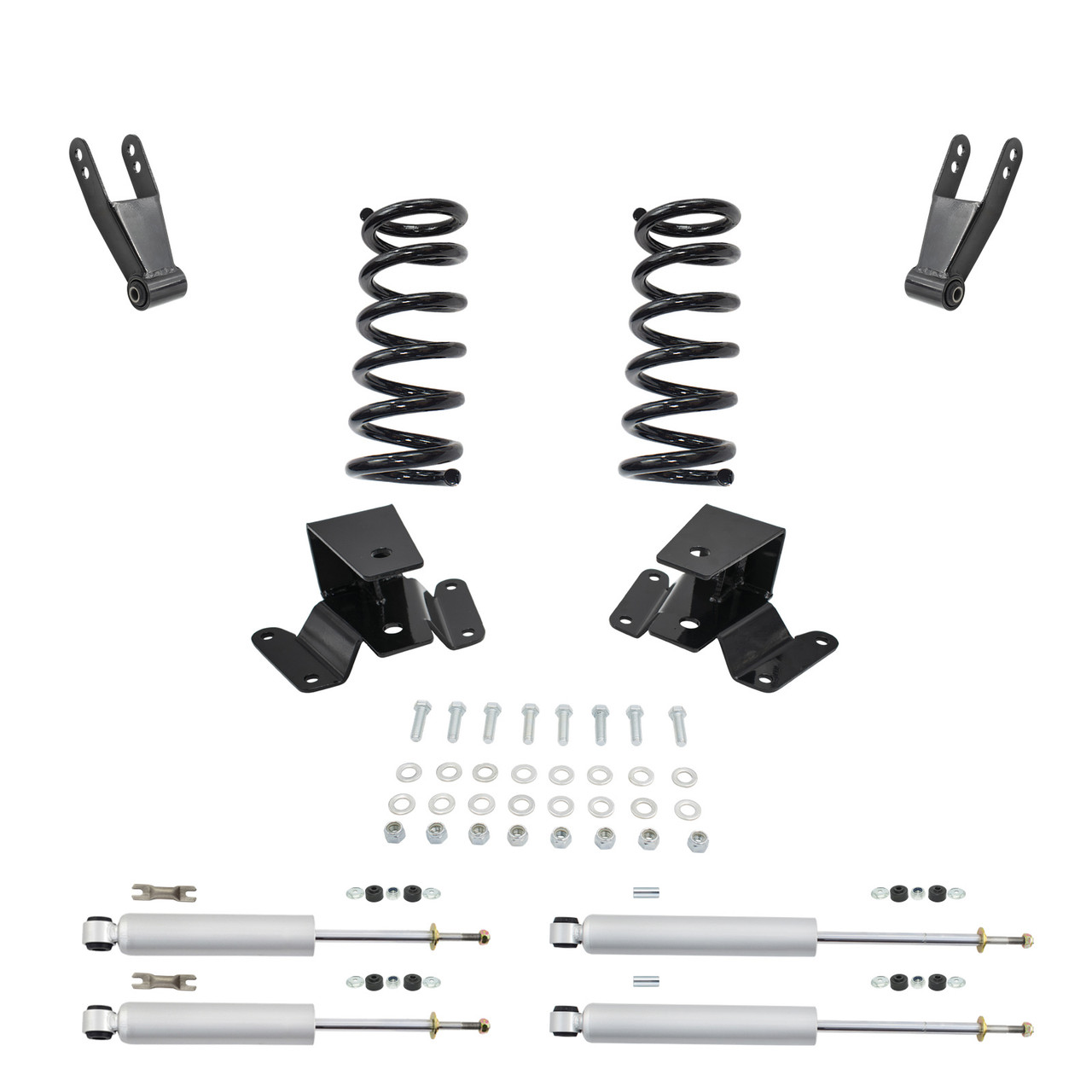 Trekline 3/3-4 Coils Lowering Kit for 1997-2003 Ford F-150 2WD V8 + Shocks