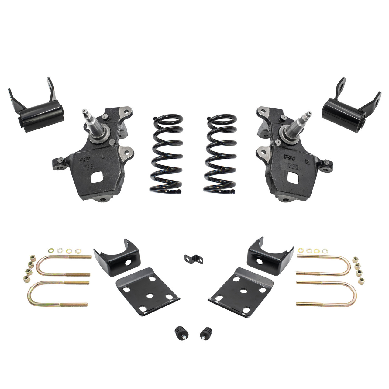 Trekline 3/5 Spindles & Coils Lowering Kit for 1997-2003 Ford F-150 2WD V8