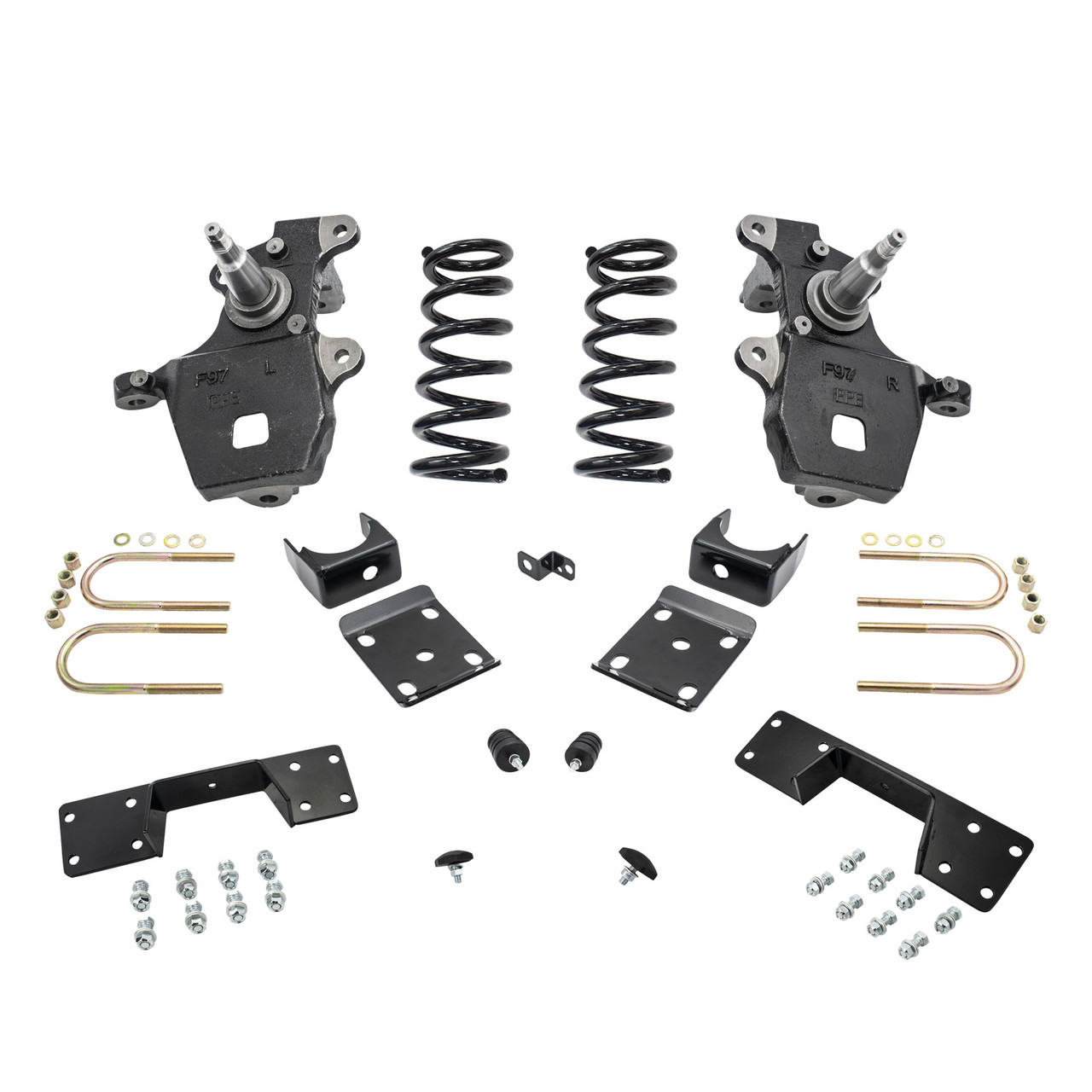 Trekline 5/6 Spindles & Coils Lowering Kit for 1997-2003 Ford F-150 2WD V6 + C-Notch