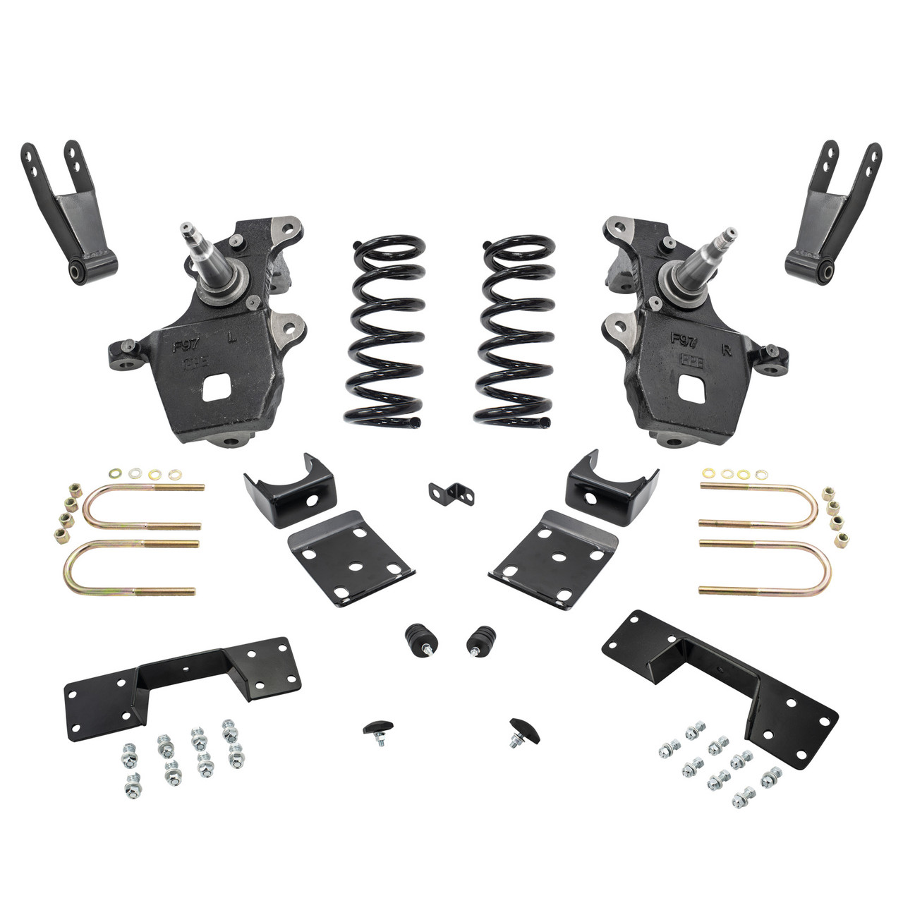 Trekline 5/7-8 Spindles & Coils Lowering Kit for 1997-2003 Ford F-150 2WD V8 + C-Notch