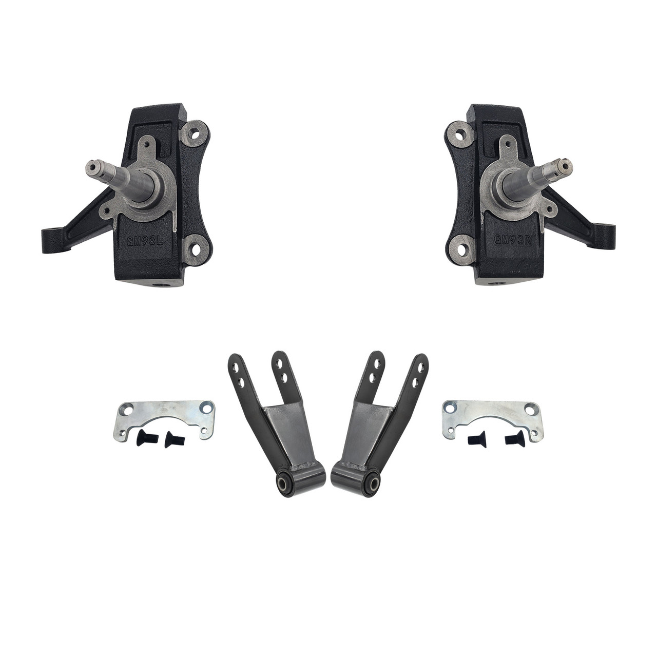 Trekline 2/1–2 NTW Spindle Drop Kit — Tahoe 95-99 / Yukon 95-97 2-Door 2WD V8