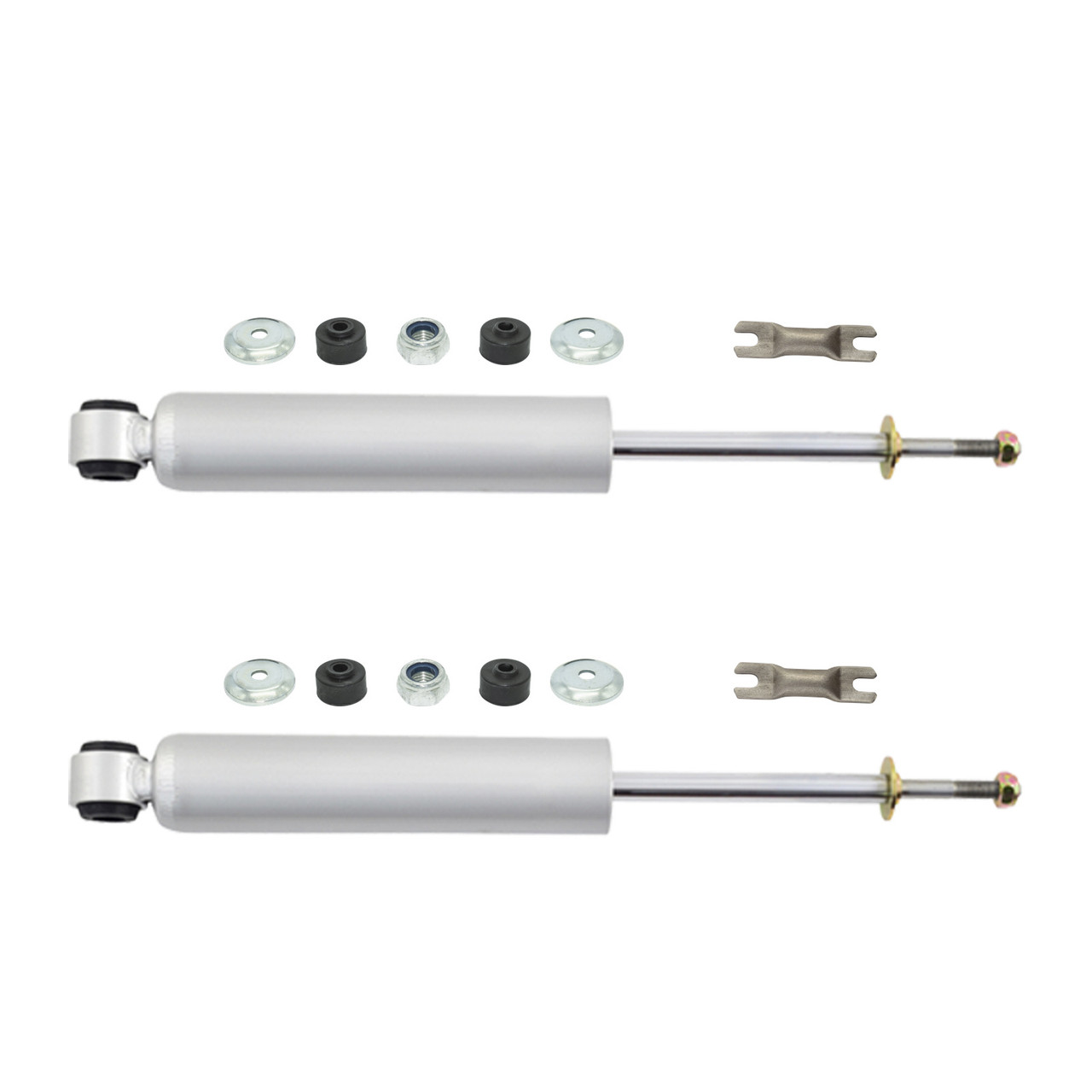 Front shocks with mounting hardware