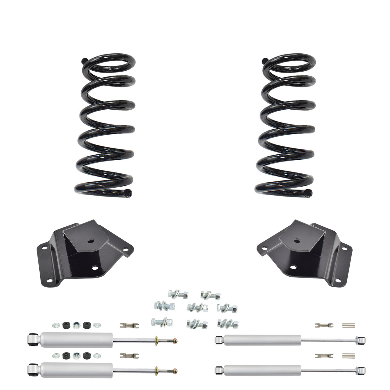 Trekline 1/2 Drop coils Drop Kit — 95-99 Tahoe Yukon 4-Door 2WD V8 + Shocks