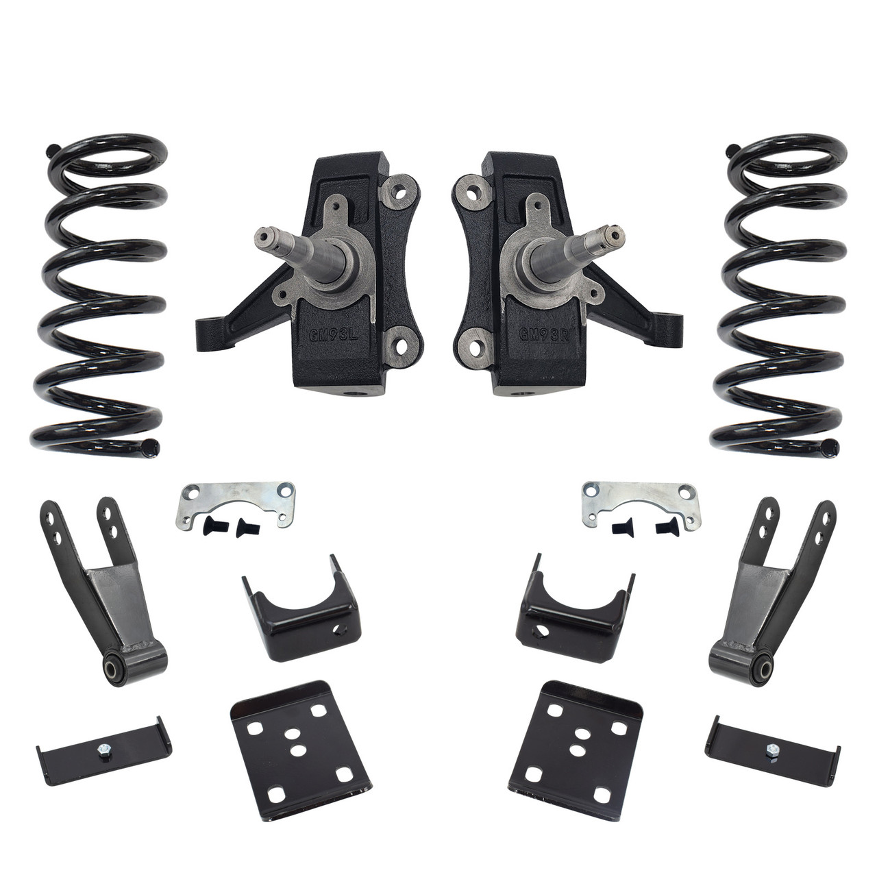 Trekline 5/7–8 Drop spindles and coils Drop Kit — 95-99 Tahoe Yukon 4-Door 2WD V8