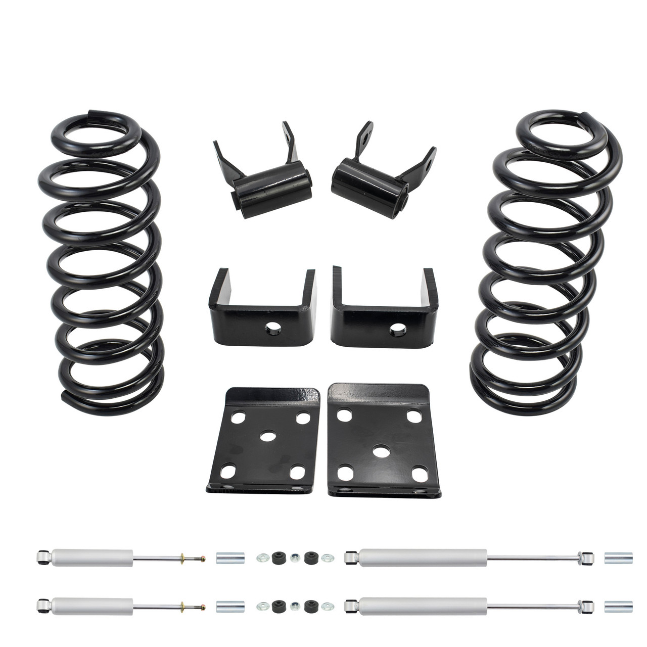 3/6 Lowering Kit for 1994-1997 Mazda B2300 2WD 4-Cylinder - Coils / Flip Kit / Shackles / Shocks