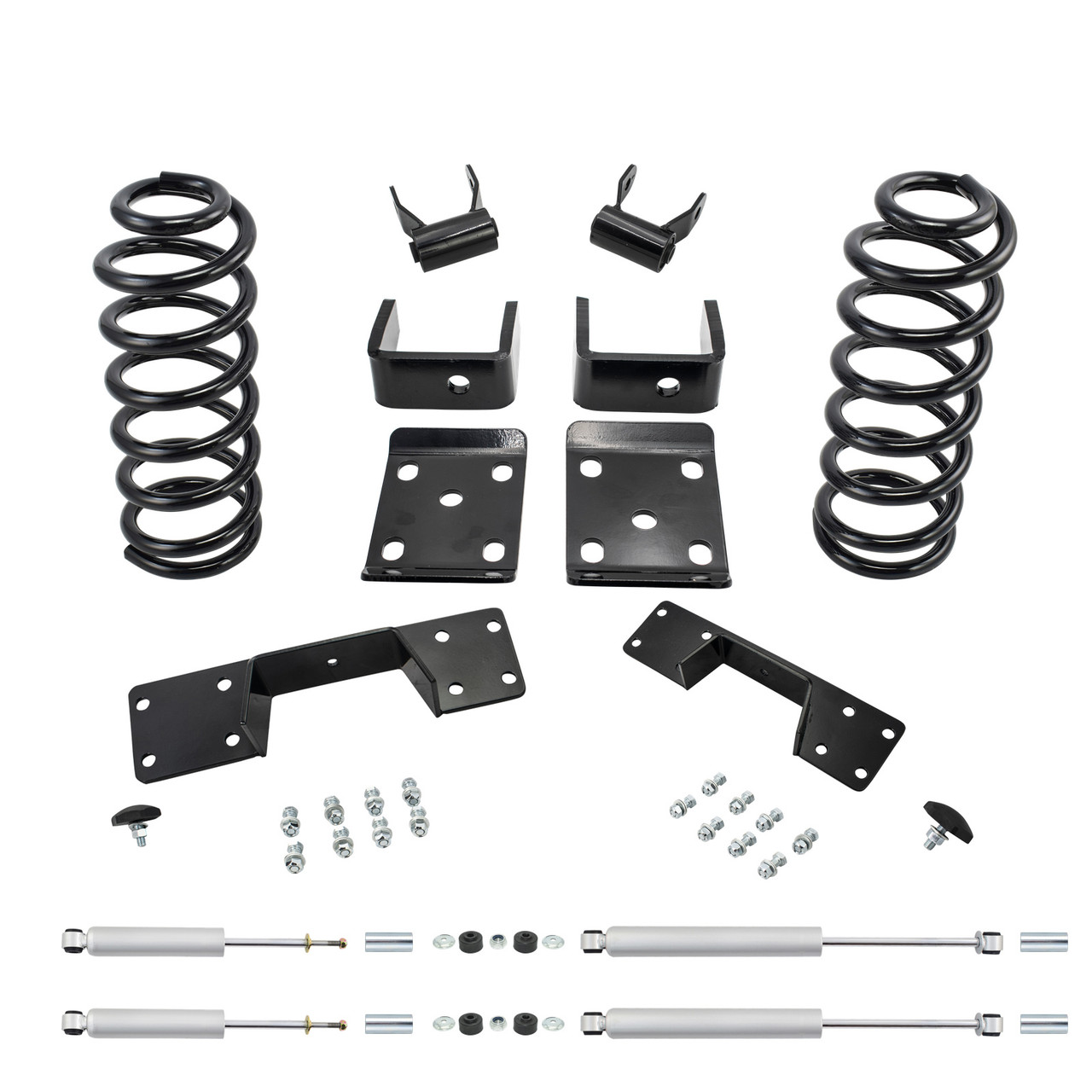 3/6 Lowering Kit for 1994-1997 Mazda B2300 2WD 4-Cylinder - Coils / Flip Kit / Shackles / Shocks / C