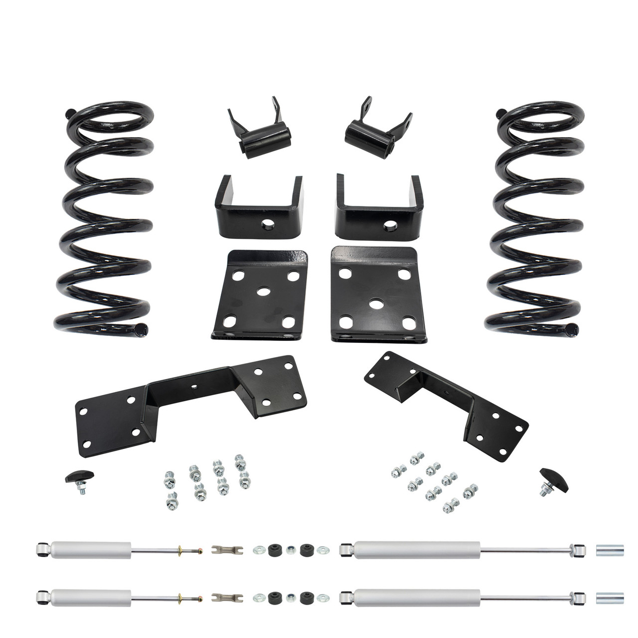 3/6 Lowering Kit for 1998-2009 Mazda B-Series 2WD SPR 2/A/C/J - Coils / Flip Kit / Shackles / Shocks