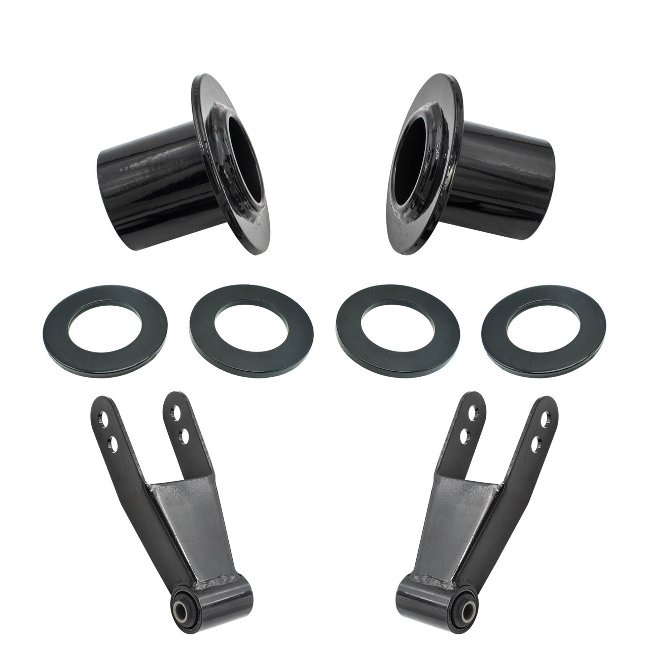 1-2/2 Lowering Kit for 2019-2026 Chevrolet Silverado / GMC Sierra 1500 2WD - Adjustable Coil Relocat