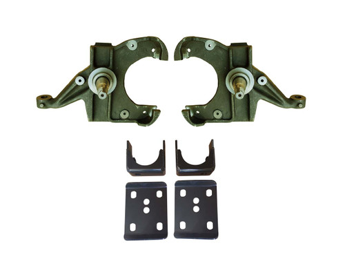 73 - 87 C10, C15 3"/6" Spindle Drop Kit (1" rotors)