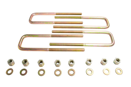 19-23 Silverado / Sierra 1500  (w/o Factory 2" Lift Kit, w/o enhanced tow) U-Bolt Set for 3" - 3.5" Blocks