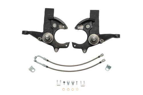 78 - 81 Pontiac Lemans (G Body) 3" Lift Spindles and Extended Brake Lines