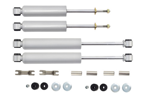 Shocks for 4"/5" Spindles Coils / Flip Kit Lift Shackles on 99-06 Silverado / Sierra 1500 2WD