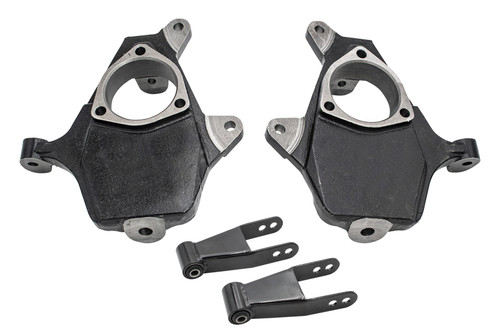 1999 - 2006 GM 1500 1/2 TON 2/2 DROP KIT SPINDLES SHACKLES Lowered Suspension 2"