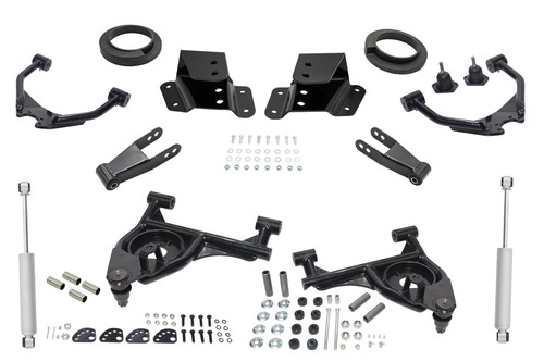 1999 - 2006 Chevy Silverado GMC Sierra 3/4" Control Arm DROP KIT + Shocks