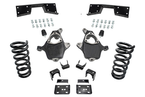 1999 - 2000 Silverado / Sierra 1500 (V8)  3" / 5" Spindle Coil Drop Kit + Notch