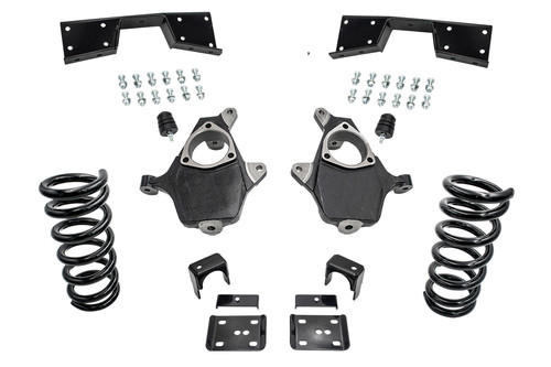 1999 - 2000 Silverado / Sierra 1500 (V6)  3" / 6" Spindle Coil Drop Kit + Notch