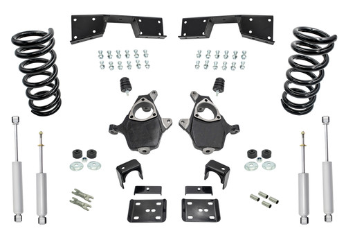 2001 - 06 Chevrolet Silverado GMC Sierra V6 4" / 6" Lower Drop + SHOCKS +C-NOTCH