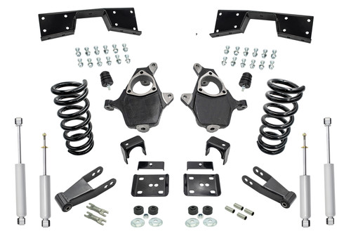 1999 - 00 Chevy Silverado GMC Sierra V8 4" / 7 -8" Lower Drop + SHOCKS +C-NOTCH