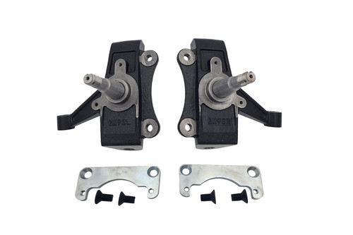 2" Drop Spindles – 88-98 Chevy/GMC C1500 2WD (OBS) Front. No Track Width Change