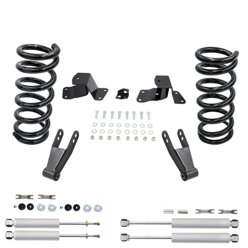 88 - 98 C1500 3" / 4" Coil Drop Kit (V8) + Front and Rear Shocks