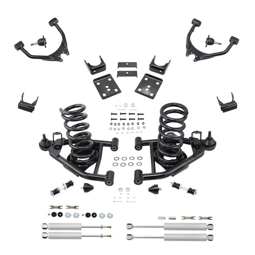 4" / 5" Control Arm Drop Kit for 88-98 Chevy / GMC C1500 V8 w/ Shocks