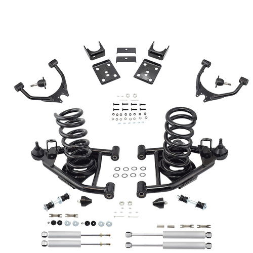 4" / 6" Control Arm Drop Kit for 88-98 Chevy / GMC C1500 V8 w/ Shocks