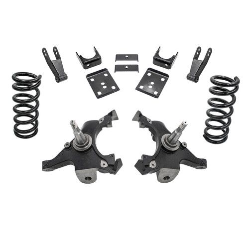 4/7-8 Spindle Drop Lowering Kit FOR 88-91 Chevy GMC C1500 Std Cab 1" Rotors V6