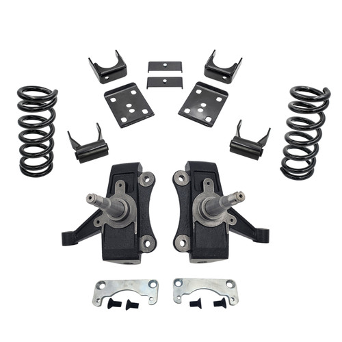 3/5 No Track Width Drop Kit FOR 88-91 Chevy GMC C1500 Std Cab 1" Rotors 2WD V8