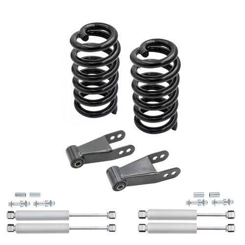 2/1-2 Coil Drop Lowering Kit + Shocks FOR 73-87 Chevy GMC C10 C15 2WD