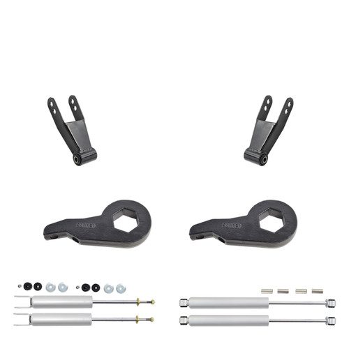 2"-3"/2" Drop Kit + Shocks FOR 99-06 Chevy Silverado GMC Sierra 1500 4WD