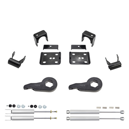 3"/5" Drop Lowering Kit + Shocks FOR 99-06 Chevy Silverado GMC Sierra 1500 4WD