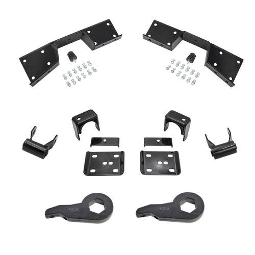 3"/5" Drop Lowering Kit + C-Notch FOR 01-06 Chevy Silverado GMC Sierra 1500 4WD