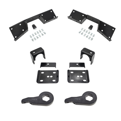 3"/6" Drop Lowering Kit + C-Notch FOR 99-00 Chevy Silverado GMC Sierra 1500 4WD