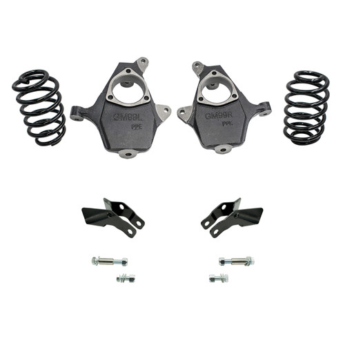 2"/4" 00-06 GM SUV Drop Kit - Spindles | Ext