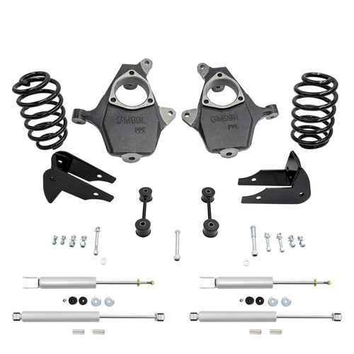 2"/5" 00-06 GM SUV Drop Kit - Spindles | RearK+F/R Shocks