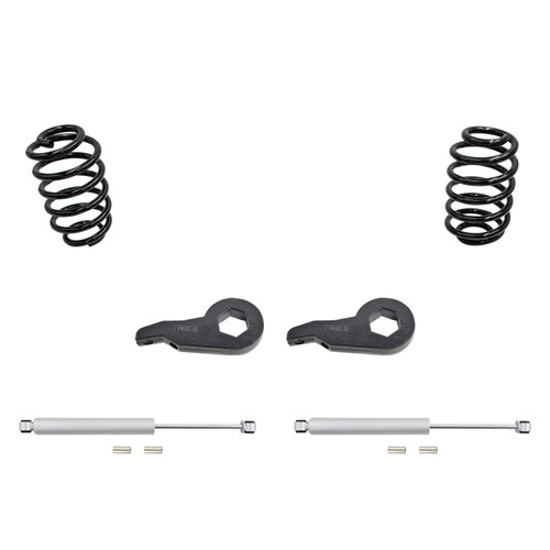 2"-3"/4" 00-06 GM SUV Drop Kit - Torsion Keys | Rear Shocks