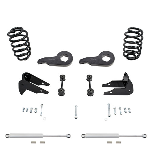 2"-3"/5" 00-06 GM SUV Drop Kit - Torsion Keys | RearK+Rear Shocks