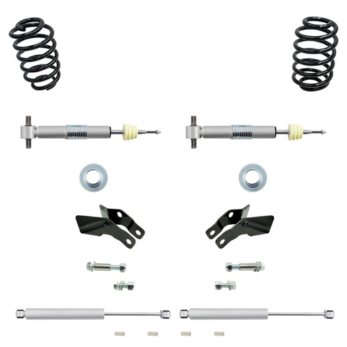 1-2/3 07-14 GM SUV Adjustable Strut Drop Kit + Rear Shocks + Extenders