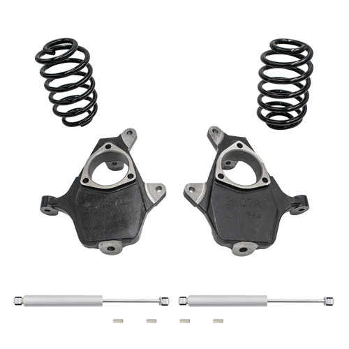 2/3 07-14 GM SUV Spindle Drop Kit + Rear Shocks