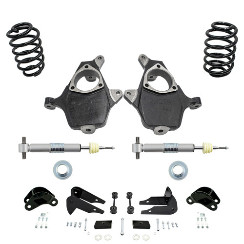 3-4/5 07-14 GM SUV Spindle + Adjustable Strut Drop Kit + Extenders