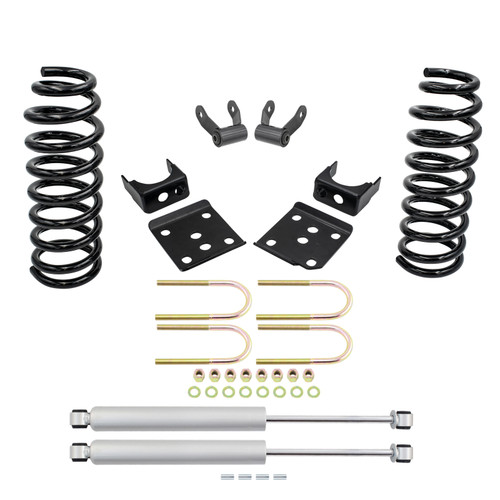 2/5 Lowering Kit for 2009-2014 Ford F-150 V8 2WD - Coils + Rear Shocks