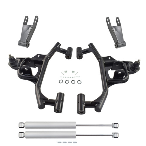 3/2-3 Lowering Kit for 2009-2014 Ford F-150 2WD - Control Arms + Rear Shocks